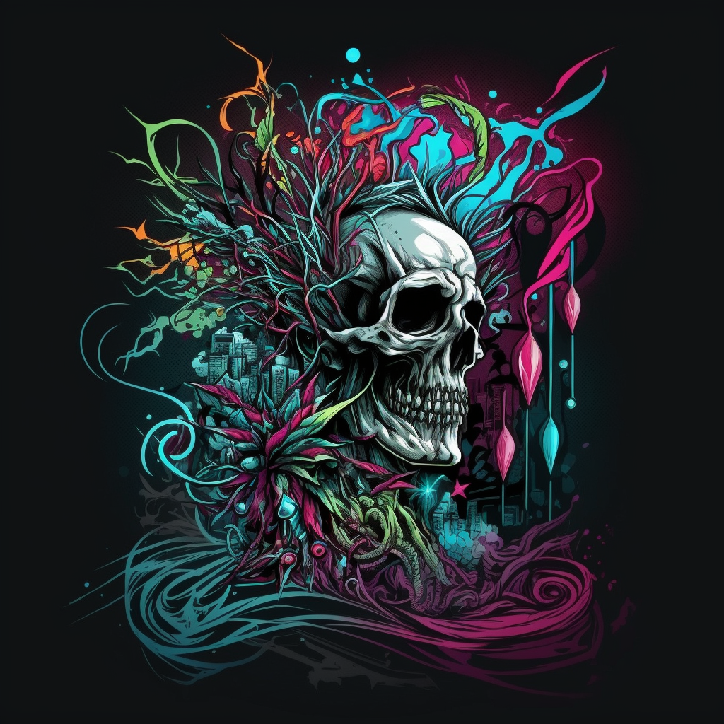 Colorful Skull