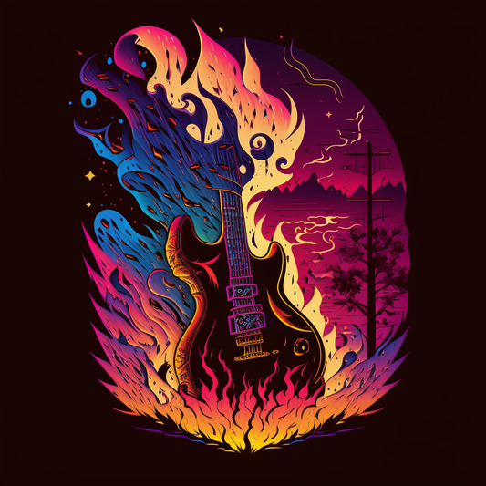 Flame Guitar