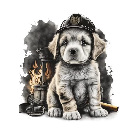 Firefighter Pup & Flames